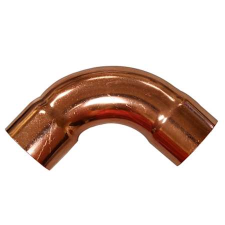 Jones Stephens 3/4C LONG RADIUS ELL CXC (607-LT) JW#11248 Copper