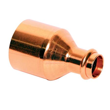 Jones Stephens Copper Reducer, FTG x P, 1-1/2 x 1 Copper