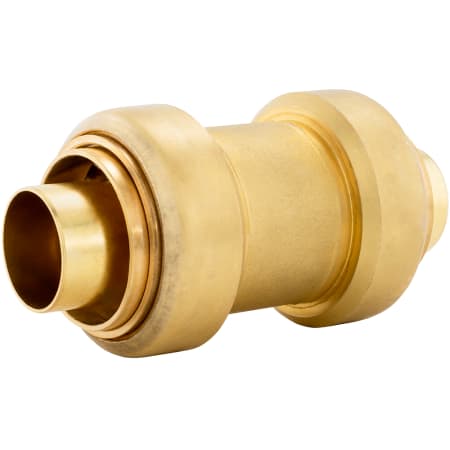 Jones Stephens 1-1/2" PlumBite Push On Coupling, Bag of 1 Rough Brass