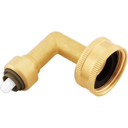 Jones Stephens 1/4" X 3/4" GH PlumBite Push On Dishwasher 90° Elbow, Bag of 1 Rough Brass