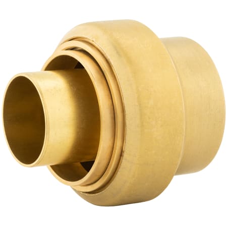 Jones Stephens 1-1/2" PlumBite Push On Cap, Bag of 1 Rough Brass