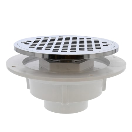 Jones Stephens 6" Round Shower / Floor Drain Chrome Plated