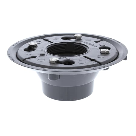 Jones Stephens 2” x 3” Gray PVC Shower Drain Body with PVC Clamp Ring Gray