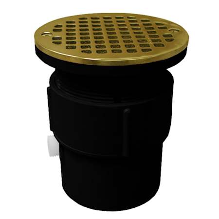 Jones Stephens 3" x 4" ABS Pipe Fit Drain Base with 3-1/2" Spud and 5" Strainer N/A