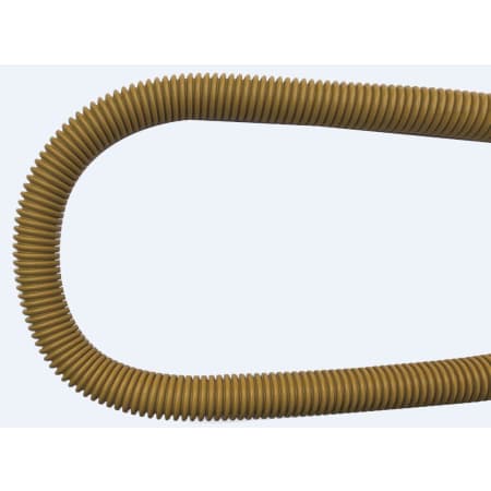 Jones Stephens 12" Stainless Steel Gas Connector with 3/8" and 3/8" Fittings Yellow