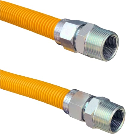 Jones Stephens 1 OD X 24 GAS CON 3/4 MIP X 3/4 MIP COAT Yellow