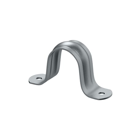 Jones Stephens 3-1/2 GALVANIZED PIPE STRAP 2 HOLES Galvanized
