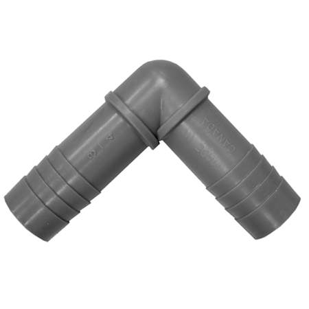Jones Stephens 2" Poly Insert 90° Elbow Grey