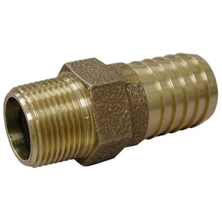 Jones Stephens 1/2" MPT Bronze Insert Adapter N/A