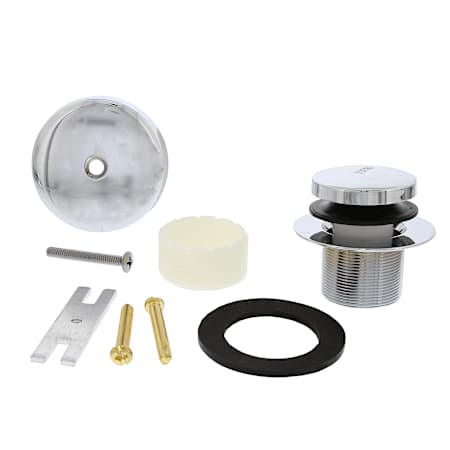 Jones Stephens 11-1/4" Tub Drain and Overflow Trim Kit Polished Chrome