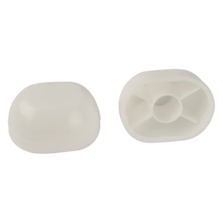 Jones Stephens Oval Toilet Bolt Caps White