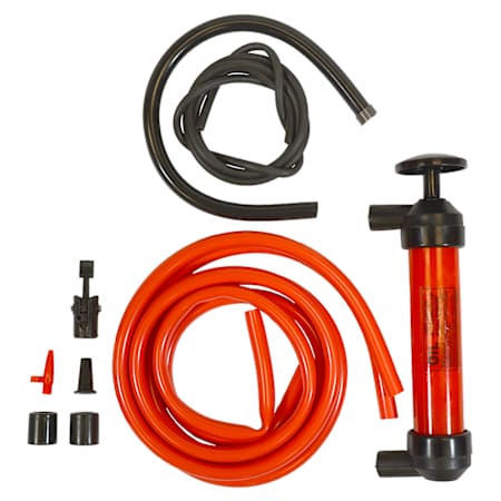Jones Stephens Plastic and Stainless Steel Transfer Pump Kit Orange