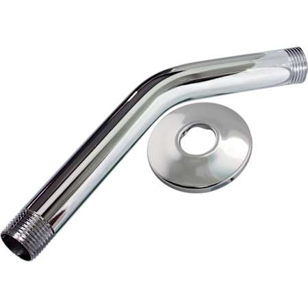 Jones Stephens 11-1/4" Stainless Steel Shower Arm with Flange Chrome Plated