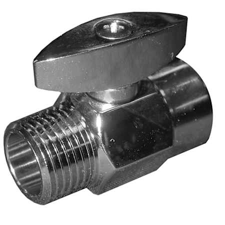 Jones Stephens 1/2"" Water Supply Stop Valve Chrome Plated
