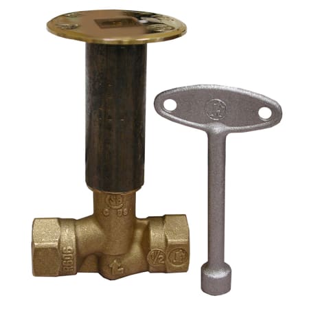 Jones Stephens PB Straight LOG LIGHTER Valve Polished Brass