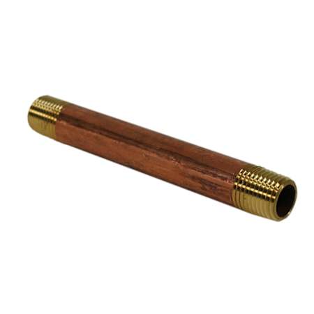 Jones Stephens Lead Law Compliant Not Certified 1/4 X 4 REBR Pipe Nipple TBE N/A