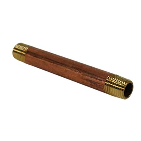 Jones Stephens Lead Law Compliant Not Certified 1/4 X 6 REBR Pipe Nipple TBE N/A