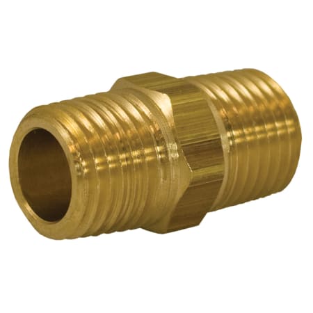 Jones Stephens 1/8 PIPE HEX NIP YB122 2 Brass