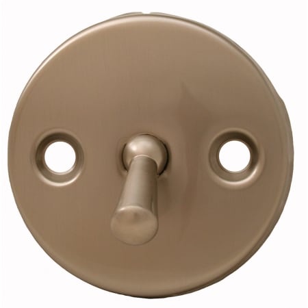 Jones Stephens Polished Stainless Two-Hole Trip Lever Overflow Plate Polished Stainless