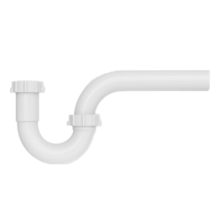 Jones Stephens 1 1/2 PVC P-TRAP White