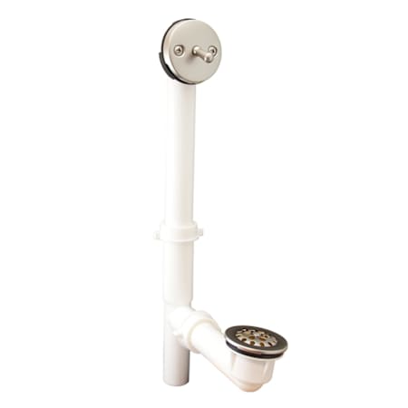 Jones Stephens Two-Hole Trip Lever Bath Waste Kit Polished Nickel