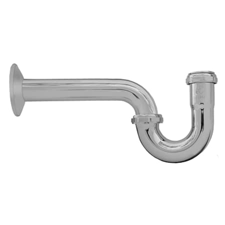 Jones Stephens 1-1/4 CP P-TRAP W/ BRS NUT 17 Chrome Plated