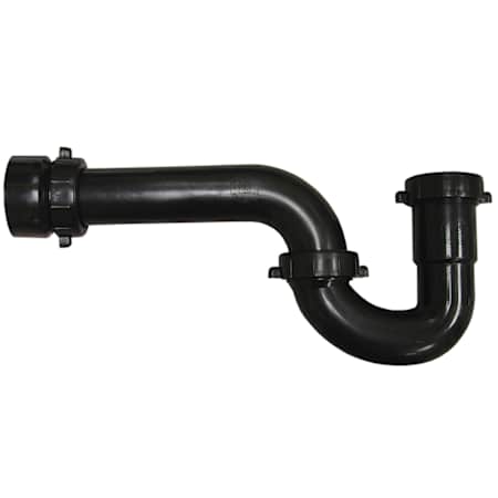 Jones Stephens 1-1/2 ABS P-TRAP W/ SOLV WELD Black