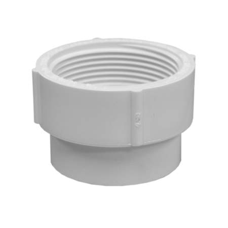 Jones Stephens *CVR* PVC 2 FITTING CO ADAPTER White