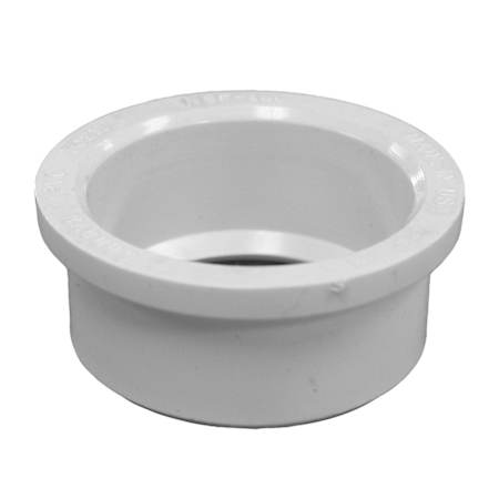 Jones Stephens *CVR* PVC 2X1-1/2 FLUSH BUSHING White