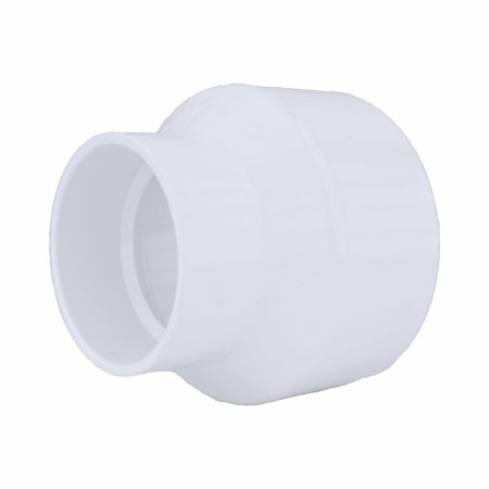 Jones Stephens *CVR* PVC S40 DWV 6X4 COUPLING HXH White