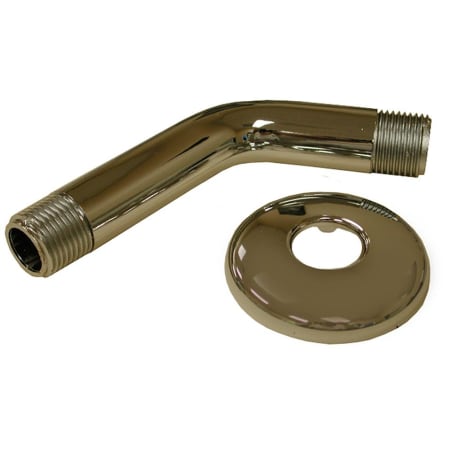 Jones Stephens 1/2 X 6 Chrome Shower ARM & Flange Chrome Plated