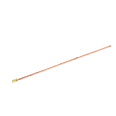 Jones Stephens 3/8" x 20" Brass Bathroom Faucet Supply Tube with Compression Connection Rough Brass