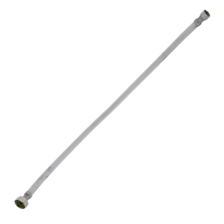 Jones Stephens 3/8" x 1/2" FIP x 24” Vinyl Faucet Connector White
