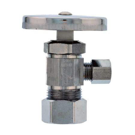 Jones Stephens 5/8OD X 1/4OD CHR ANGLE SPLY STOP - LEAD FREE Chrome Plated