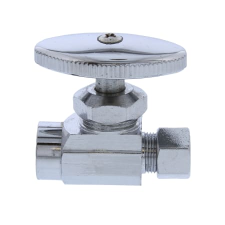 Jones Stephens 1/2SWT X 3/8OD CHR STR SPLY STOP - LEAD FREE Chrome Plated