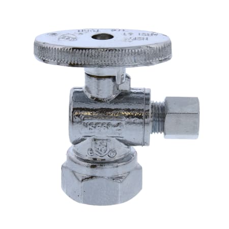 Jones Stephens 1/2FIP X1/4OD CHR ANGLE 1/4TURN SPLY STP - LEAD FREE Chrome Plated