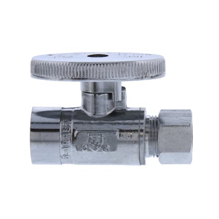 Jones Stephens 1/2SWT X3/8OD CHR STR 1/4TURN SPLY STOP - LEAD FREE Chrome Plated