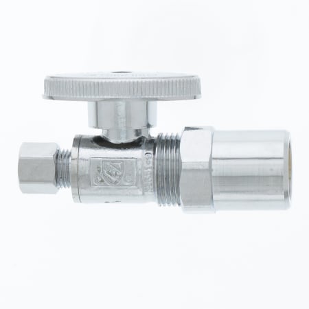 Jones Stephens 1/2 CPVC X 1/4 OD QTR TURN CHR STRAIGHT SPLY STP LEAD FREE Chrome Plated