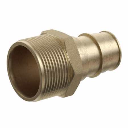 Jones Stephens 3/4" MIP Brass PEX Adapter Brass