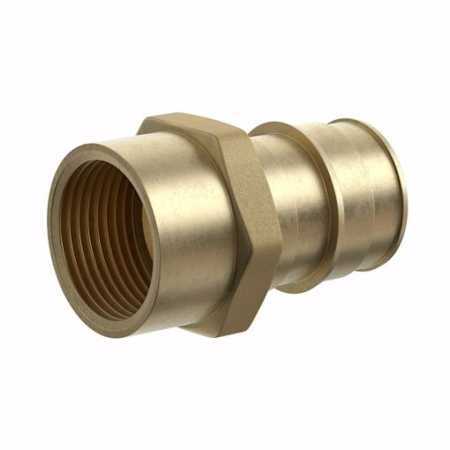 Jones Stephens 1/2" Brass PEX x 1/2" FPT F1960 Adapter Brass