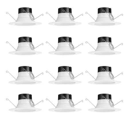 Juno Lighting Pack of (12) 6" Switchable White LED Baffle Recessed Downlights White