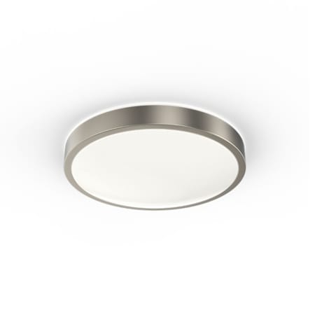 Juno Lighting Lacuna 14" Wide 5-CCT Switchable White LED Flush Mount Ceiling Fixture Brushed Aluminum
