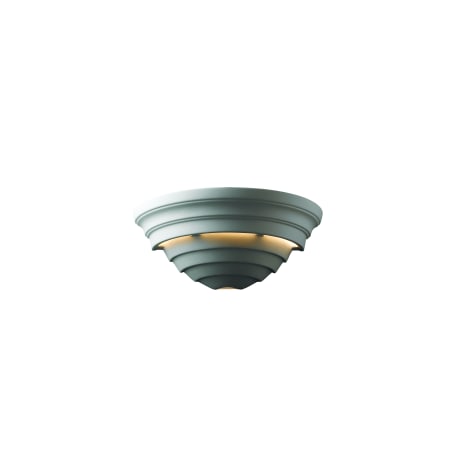 Justice Design Group Two Light 21" Extra Large Supreme Exterior Up Lighting Wall Sconce Rated for Wet Locations from the Ceramic Collection Bisque