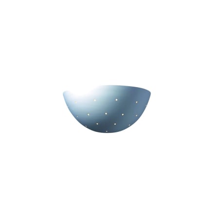 Justice Design Group Single Light Large 10.5" Interior Wall Sconce Rated for Damp Locations from the Ceramic Collection Bisque