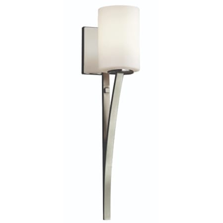 Justice Design Group Sabre 1-Light Wall Sconce Chrome / Opal