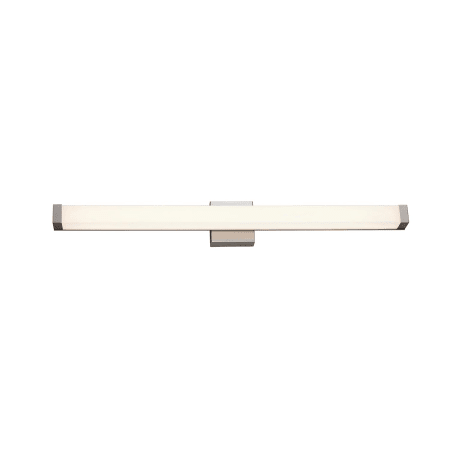 Justice Design Group Mio 38" Wide 3000K LED Wall Sconce Brushed Nickel