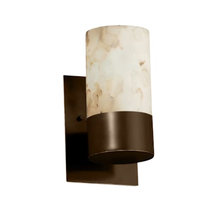 Justice Design Group Wall Sconce from the Alabaster Rocks! Collection Dark Bronze