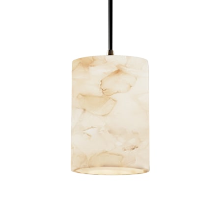 Justice Design Group 1 Light Mini Pendant from the Alabaster Rocks! Collection Antique Bronze