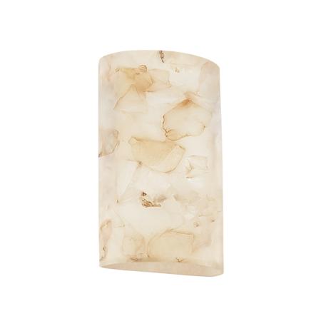 Justice Design Group Wall Sconce from the Alabaster Rocks! Collection Alabaster