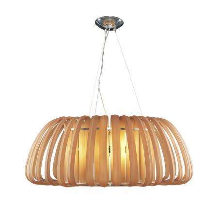Justice Design Group Geminis 4 Light 36" Wide LED Crystal Drum Chandelier - with Bohemia Shade Polished Chrome / Amber